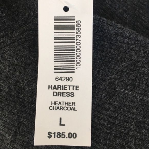 Wilfred Charcoal Button-Down Midi Dress - Picture 8 of 9